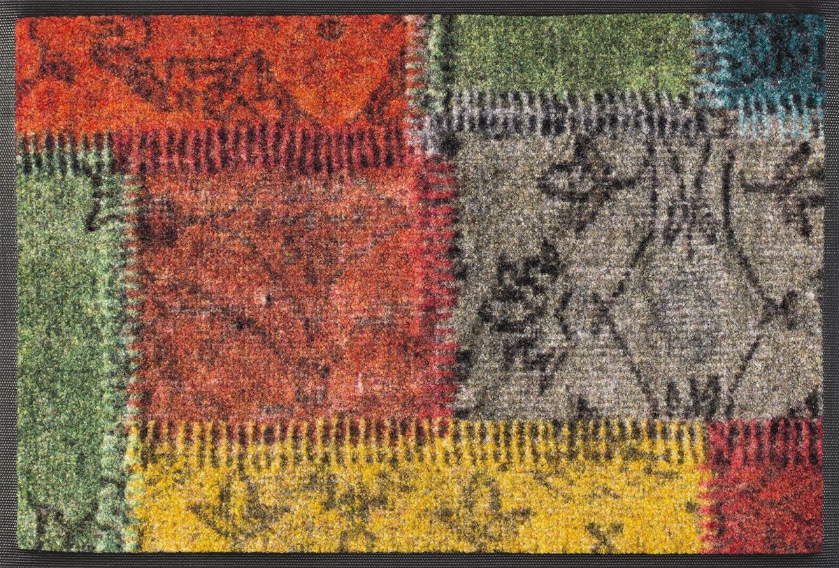 Fußmatte wash dry Vintage Patches 40 x 60 cm