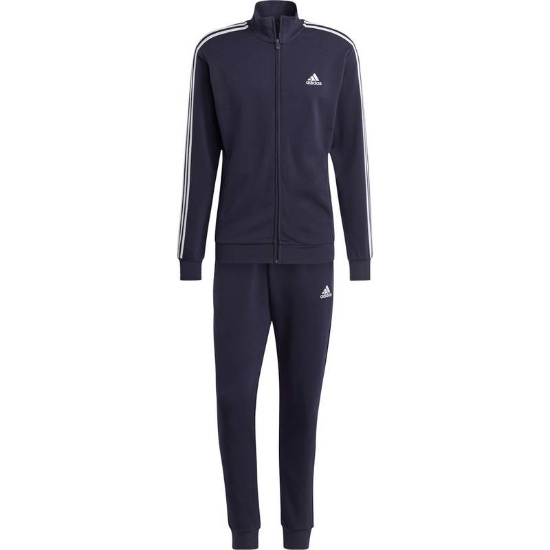 adidas BASIC 3-STREIFEN FRENCH TERRY Trainingsanzug Herren