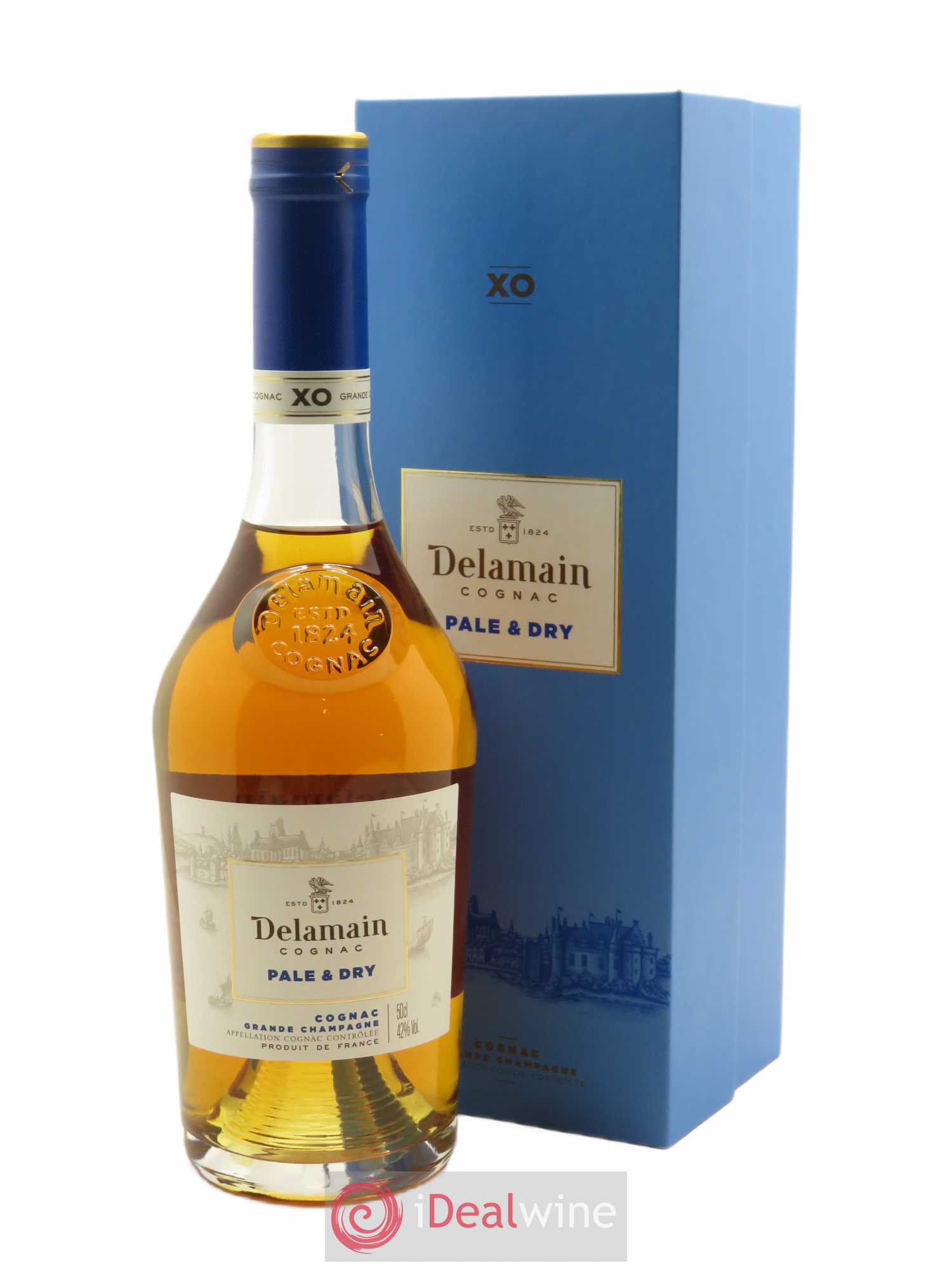 Delamain Grande Champagne X.O 1er Cru Pale & Dry (50cl)  - Lot de 1 Bouteille