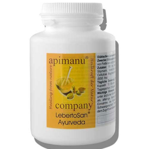 APIMANU LebertoSan Ayurveda Kapseln  120 St  Kapseln