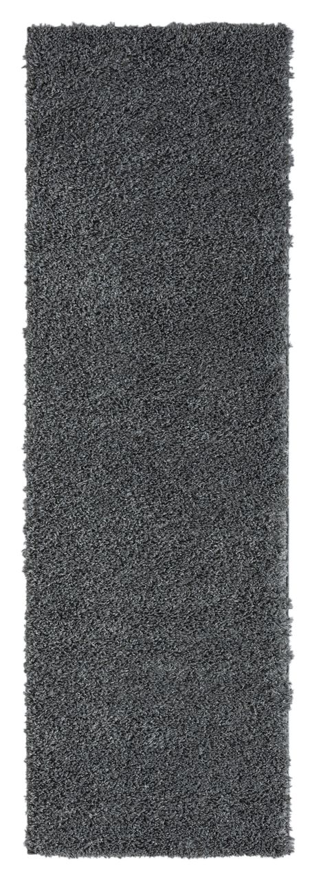 MyFlair Teppich Elodie, 80cm x 250cm, Farbe Grau, rechteckig, Florhöhe 37mm