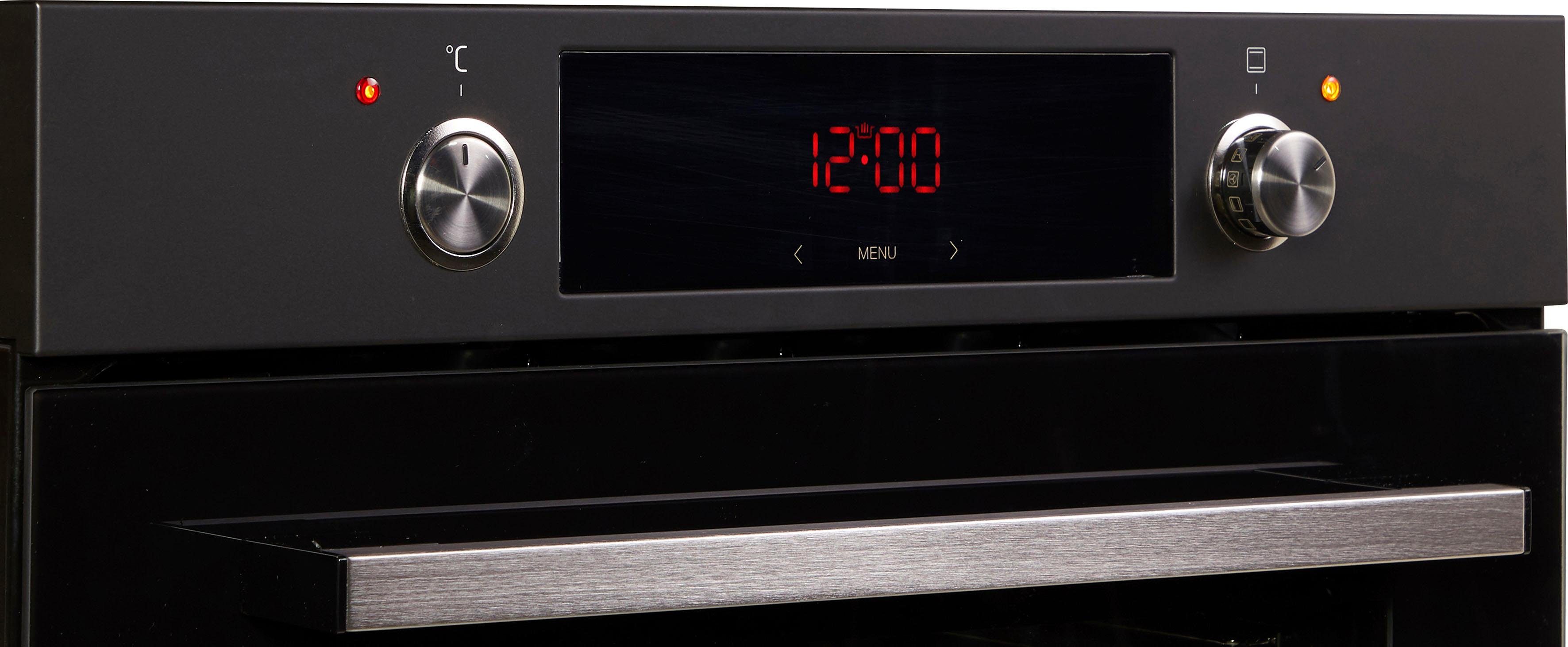 Amica Einbaubackofen EBX 944 610 SM, mit 2-fach-Teleskopauszug, Simple Steam, Simple Steam