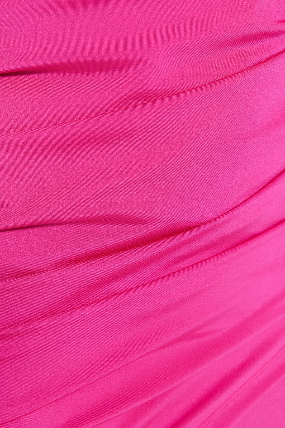 Trendyol Collection  Fuchsia, figurbetontes, gefüttertes Strickkorsett, detailliertes Abendkleid TPRSS23EL00174