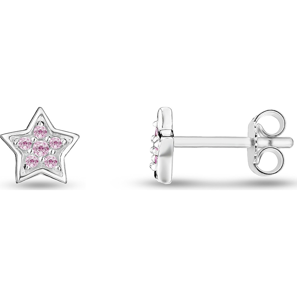 FAVS Boucles d'oreilles à fermoir à poussette 925 Argent Boucles d'oreilles