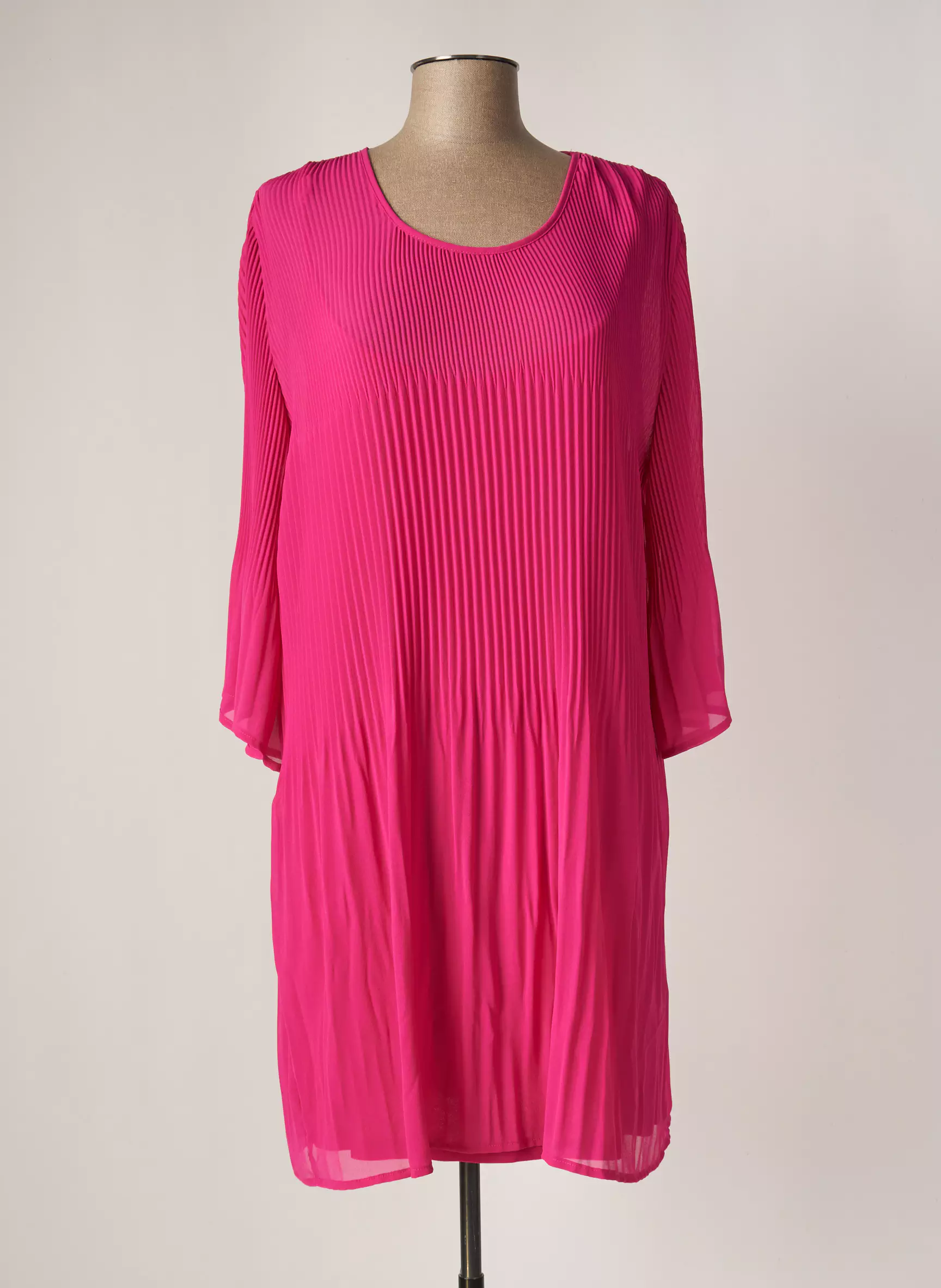 Chalou Robes Mi Longues Femme couleur rose