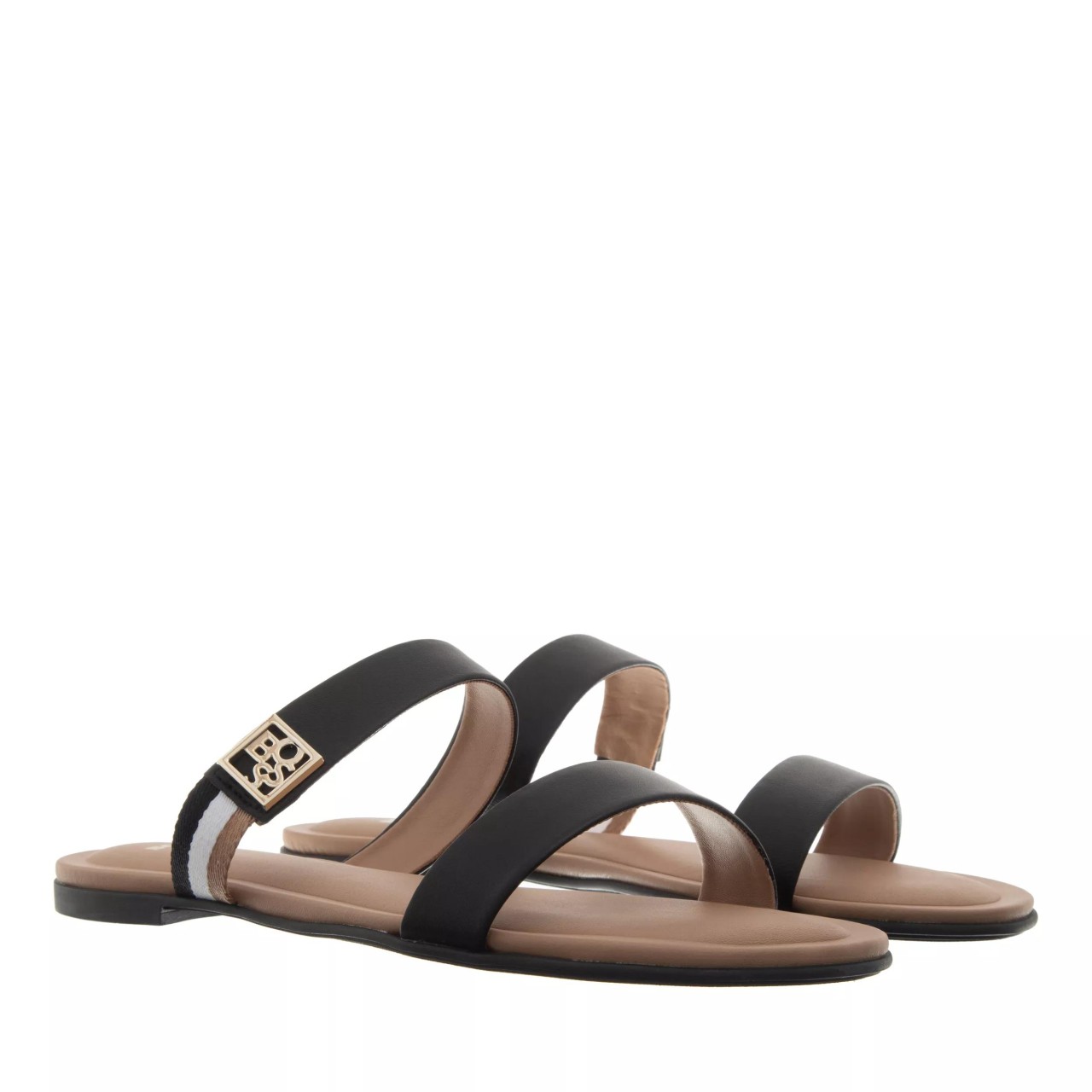 BOSS Komfort Sandalen schwarz Slide