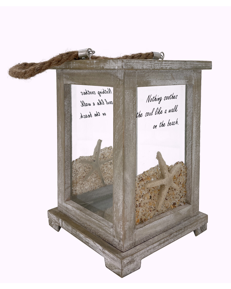 Laterne aus Holz