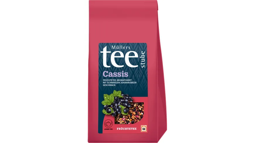 Müllers Teestube Früchtetee Lose Cassis 200 g
