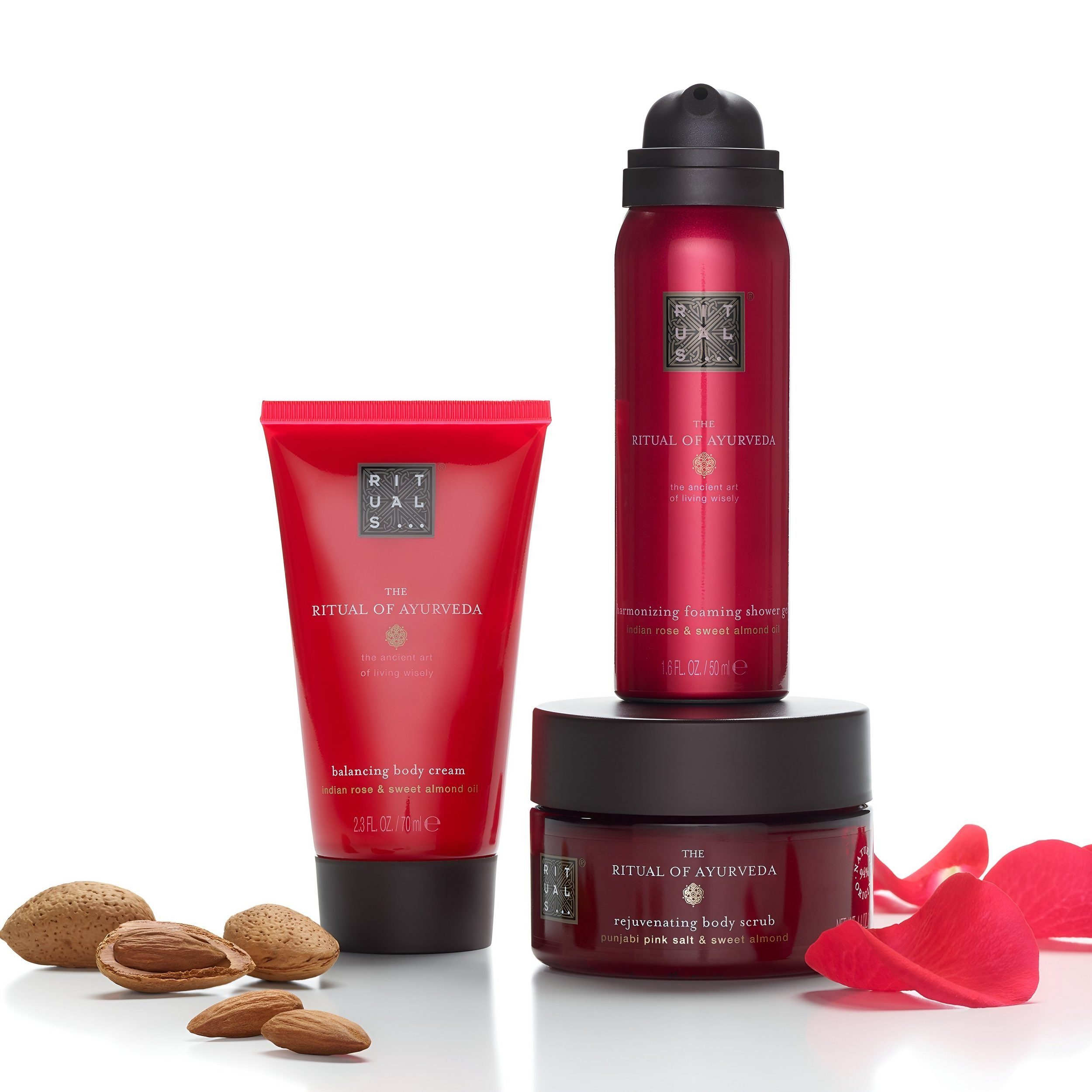 Rituals Pflege-Geschenkset Rituals Wellness-Pflegeset für Frauen The Ritual of AYURVEDA, 3-tlg.