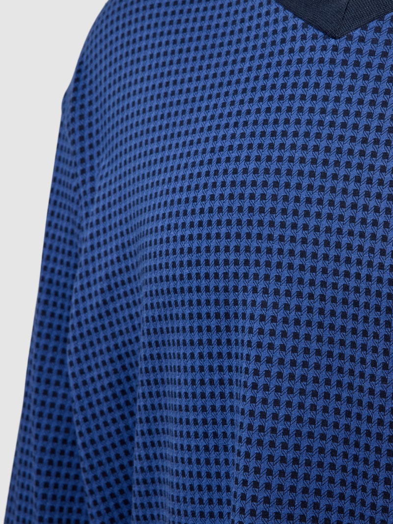 Nachthemd mit Allover-Muster Modell 'Comfort Essentials' in royalblau