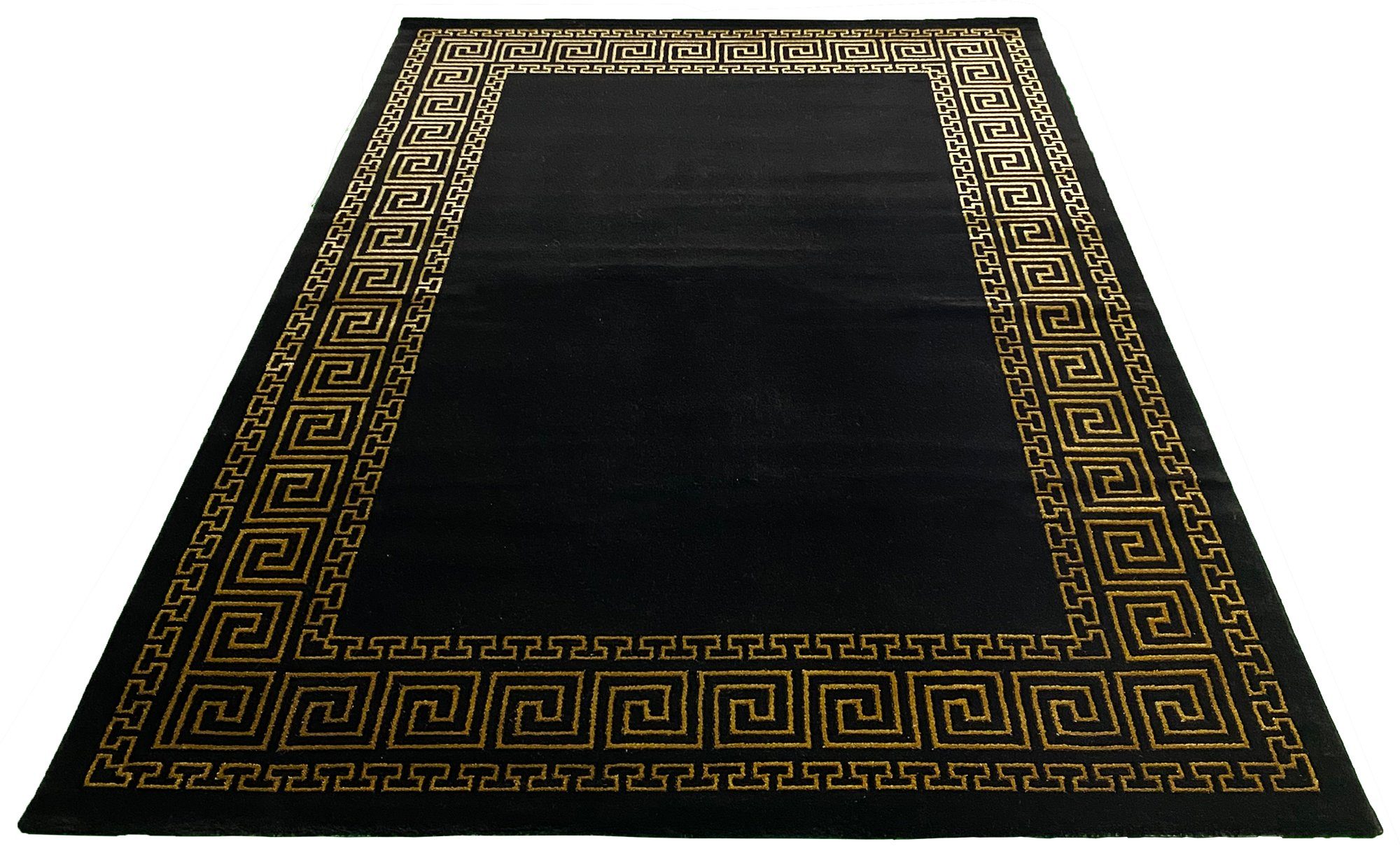 Teppich Crystal moderner dichter Kurzflor, the carpet, Rechteck, Höhe: 12 mm, Wohnzimmer, Schlafzimmer, Melange Effekt, Glanzfaser, Flauschig