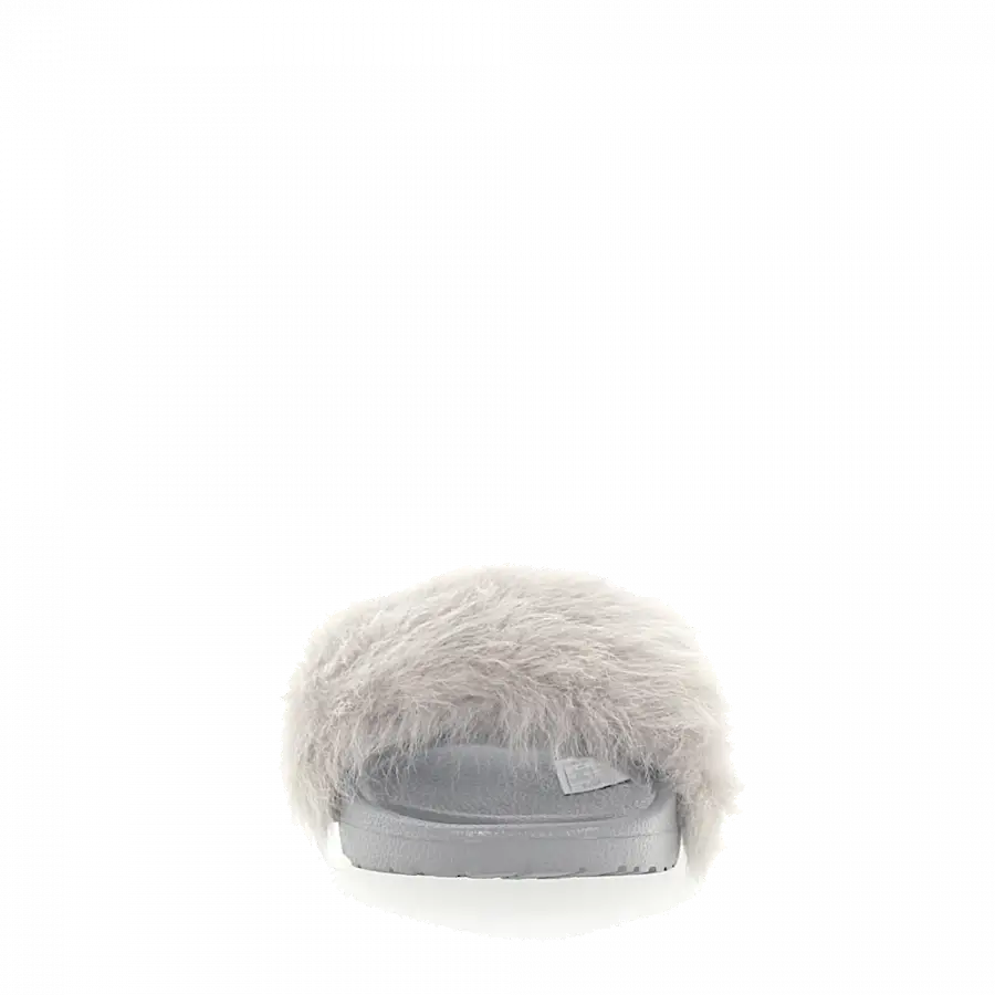 UGG - Badeschuhe Fellschaft grau - grau