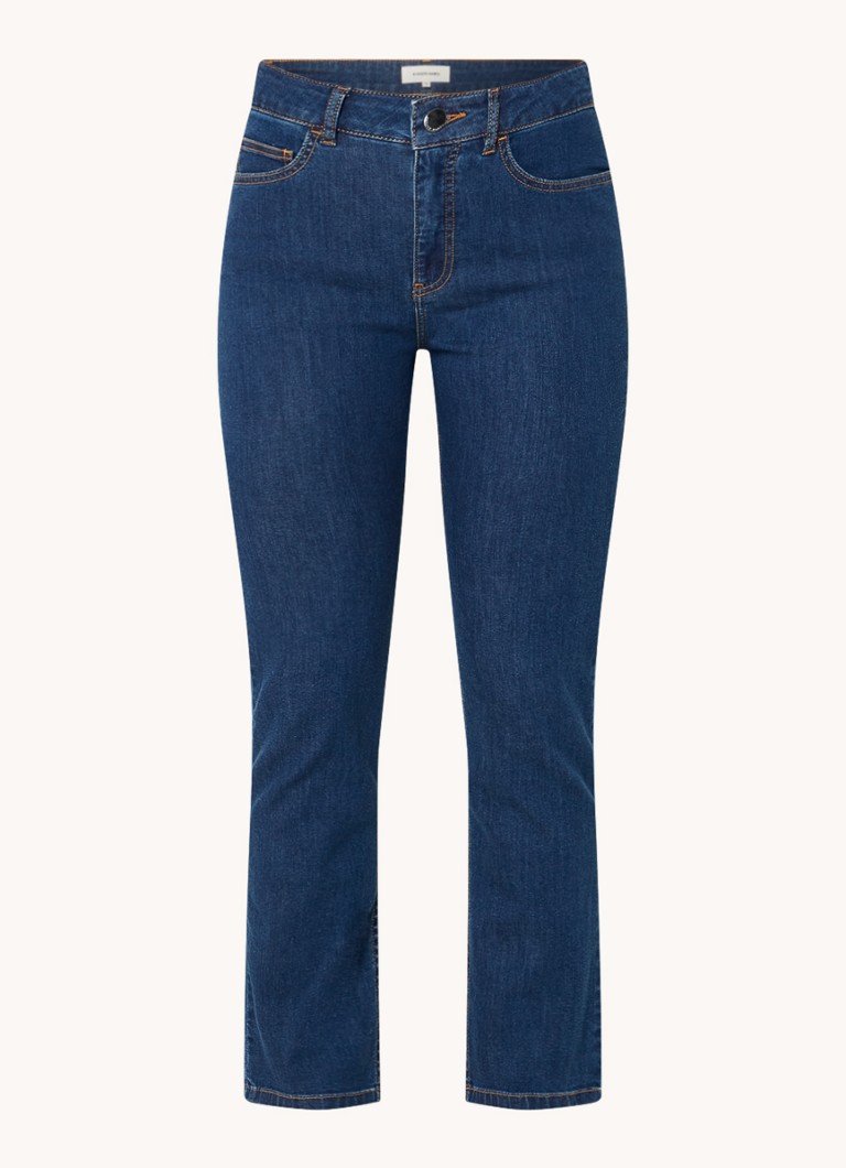 Džínsy slim fit s vysokým pásom Gerard Darel Cheryl s tmavým praním