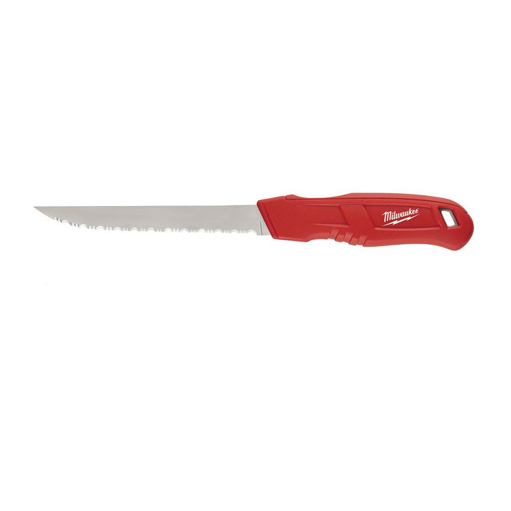 Faca isolante Milwaukee de 250 mm com lâmina serrilhada e bainha 48221922