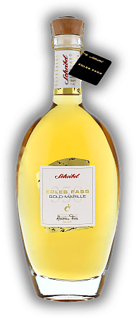 Scheibel Edles Fass 350 Gold-Marille Scheibel Edles Fass 350 Gold-Marille Seine besondere Note bekommt dieser Brand durch die Lagerung in Akazienholzfässern. 0,7	 Liter - Vol 41%