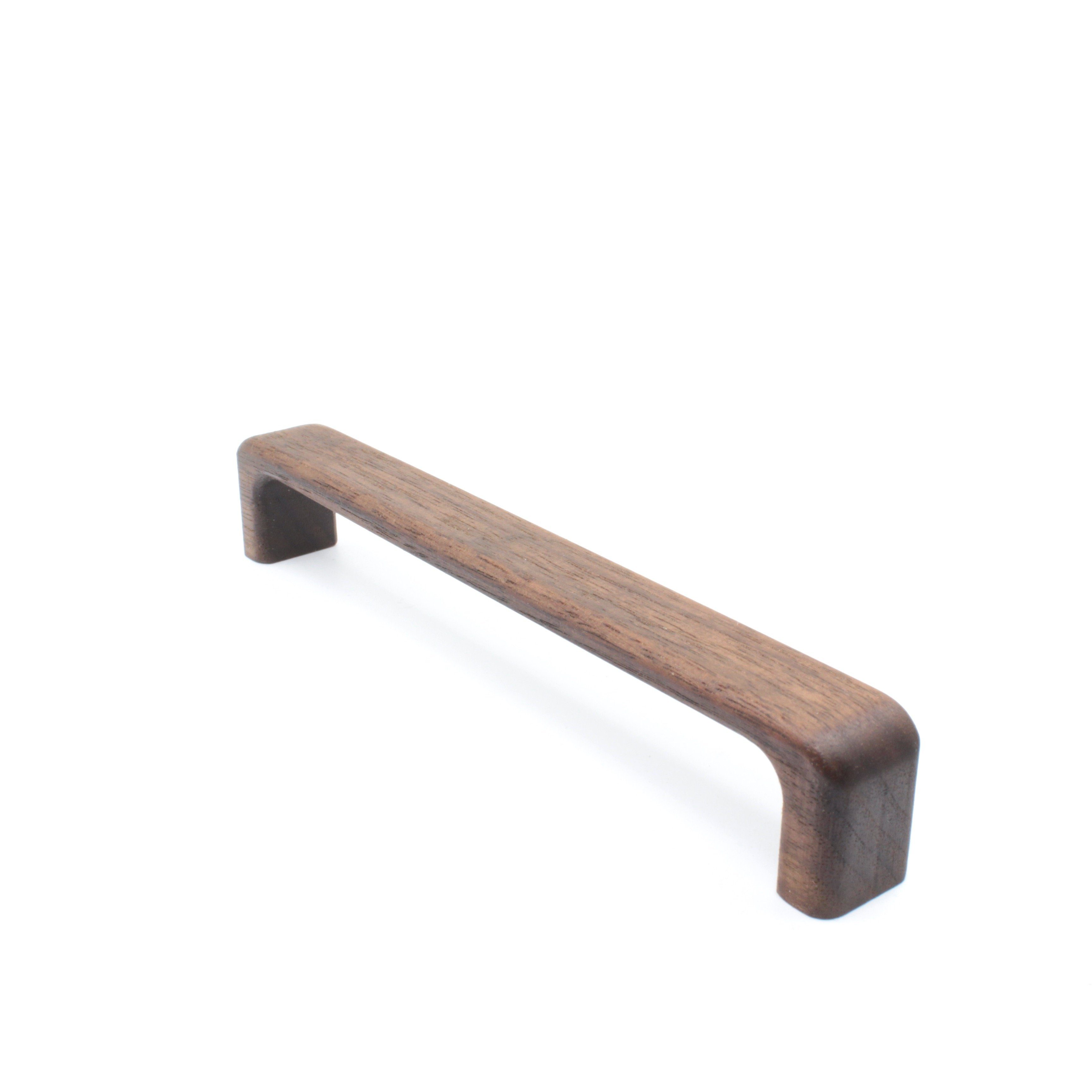 ekengriep Möbelgriff N453, Holz Möbelgriff aus Nussholz für Küche, IKEA Schrank, Schubladen usw.