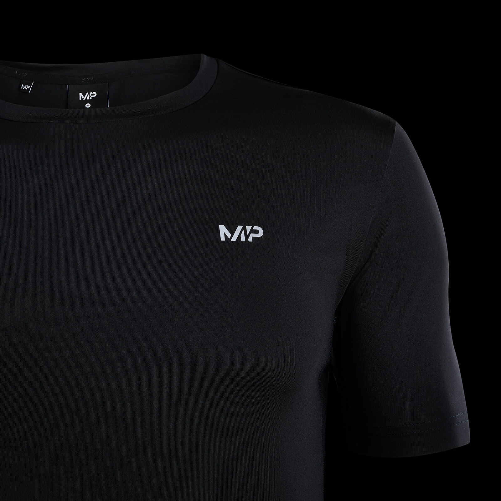 T-shirt à manches courtes MP Velocity pour hommes – Noir