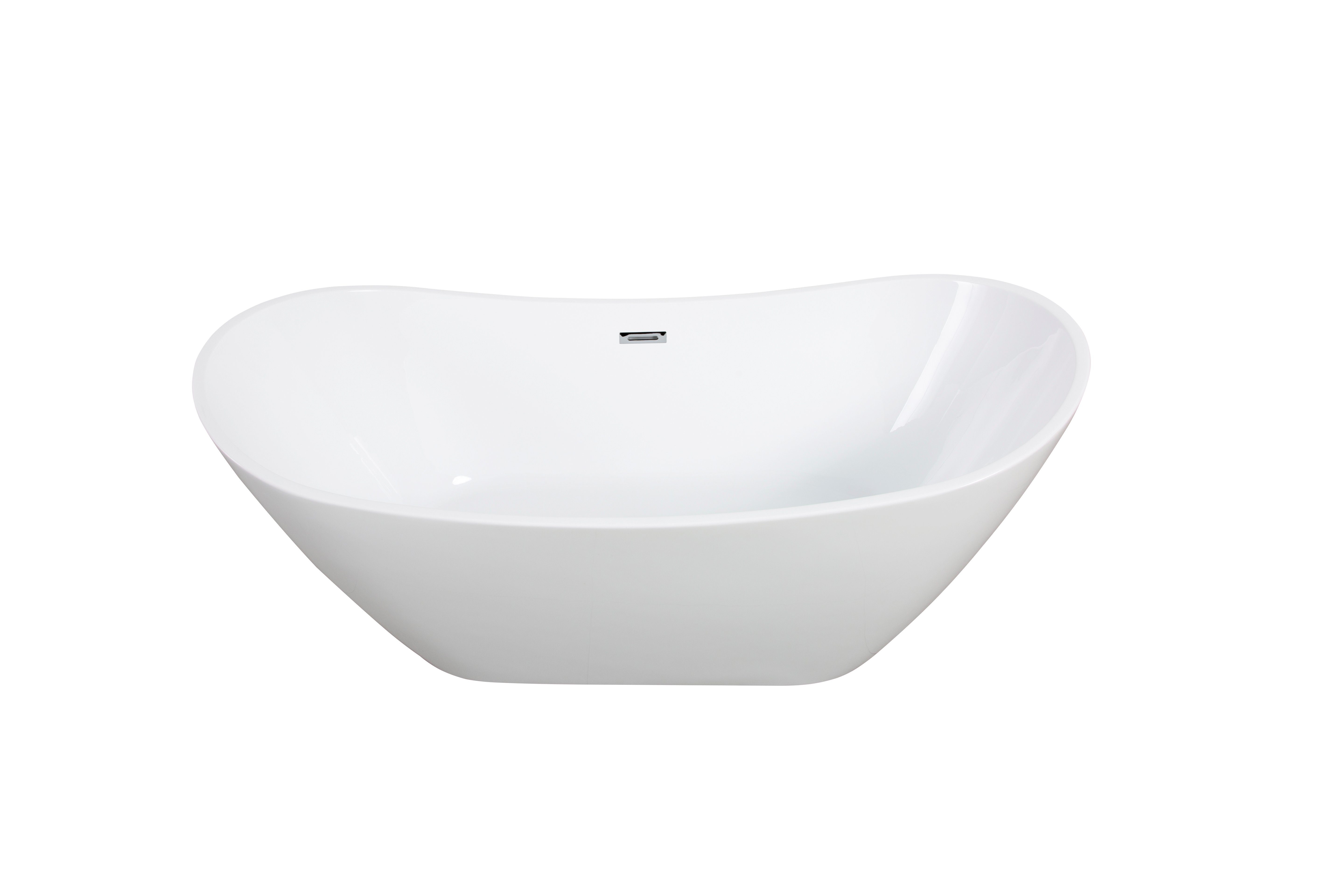 DOTMALL Badewanne Acryl freistehende Badewanne Moderne freistehende Badewanne