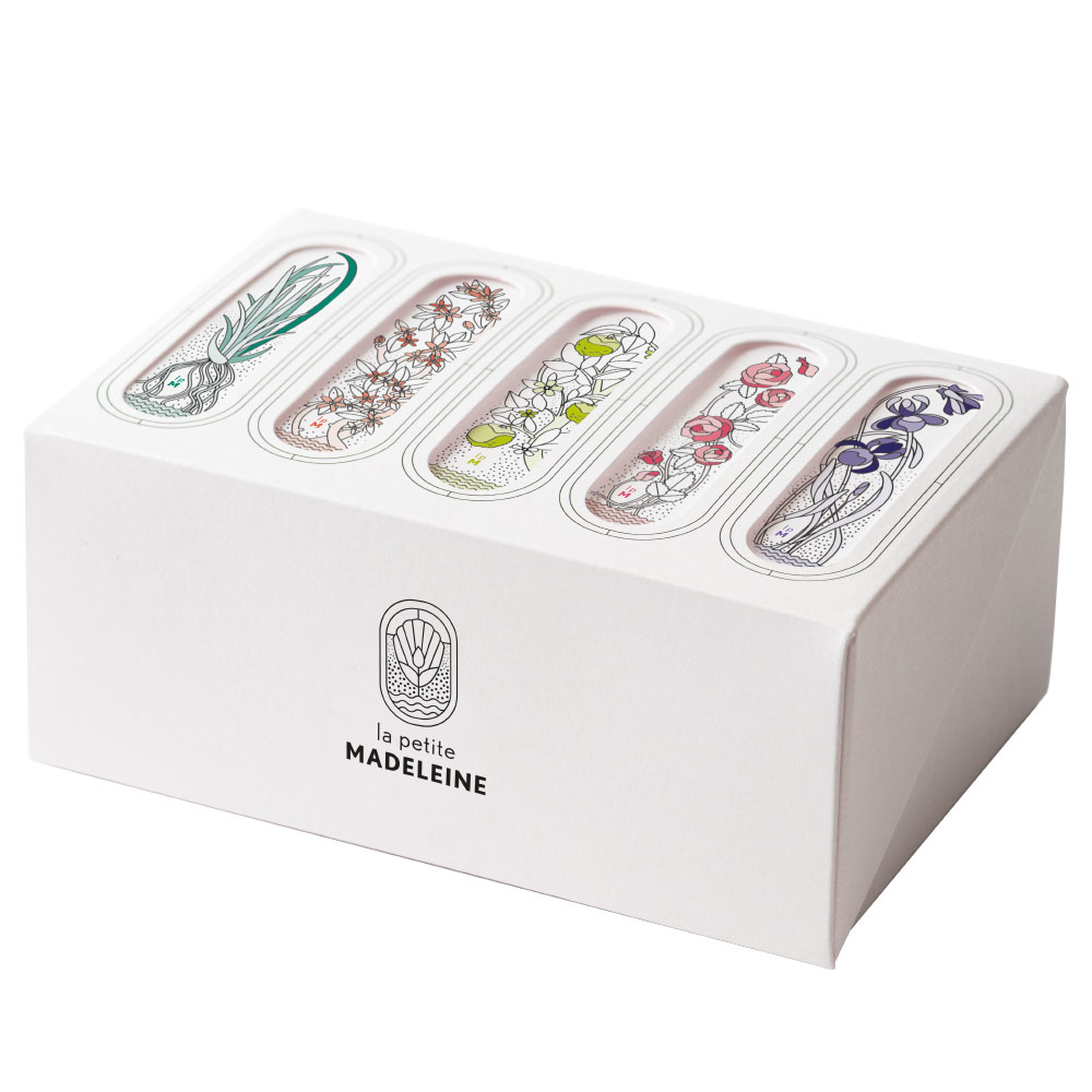 la petite madeleine Coffret 5 savons Savons à froid parfumés