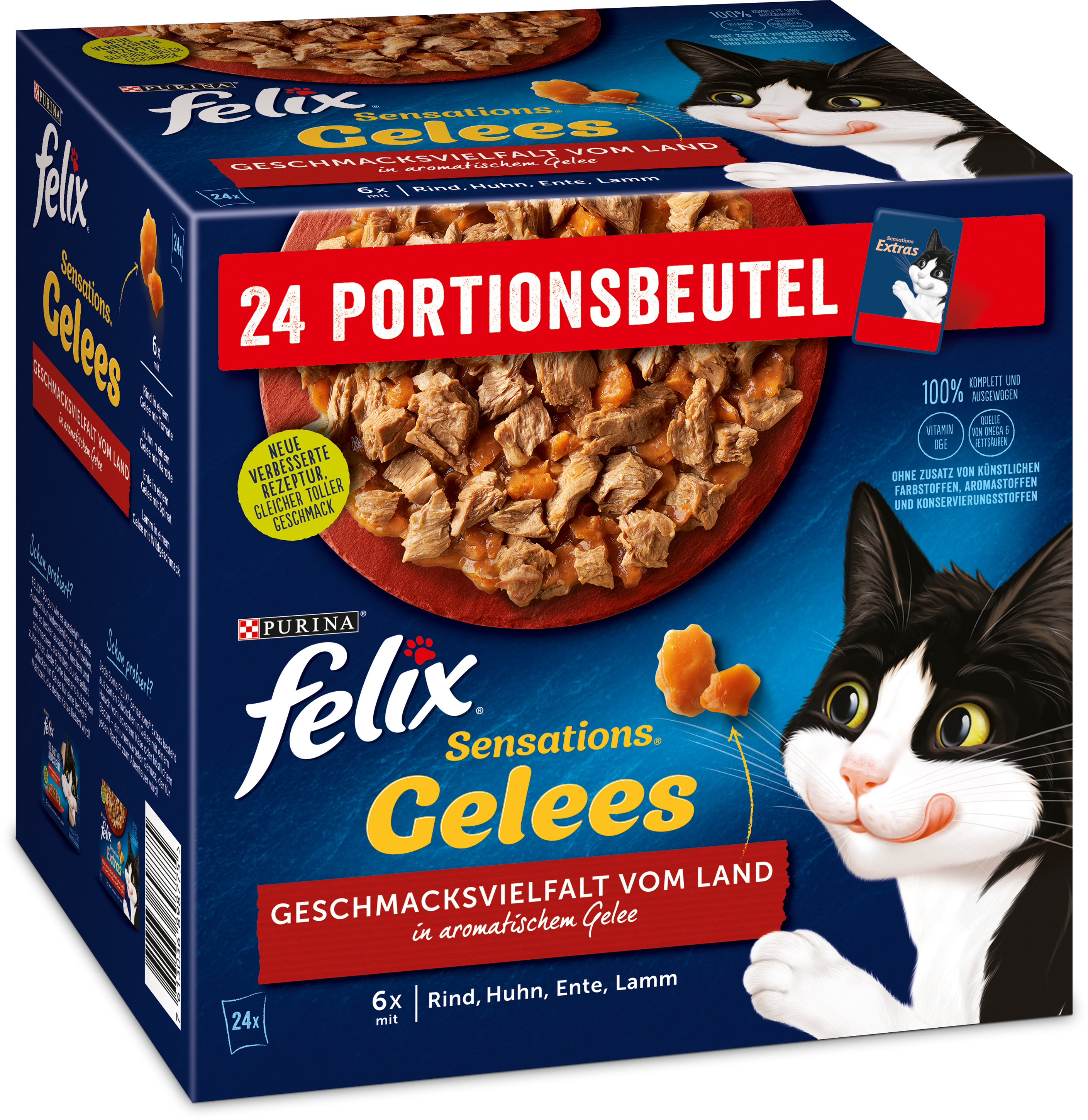 Felix Nassfutter Felix Sensations Gelees 24x85g Geschmacksvielfalt vom Land