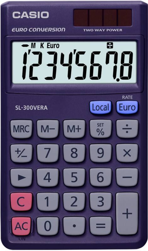 Casio Taschenrechner SL-300VERA Blau