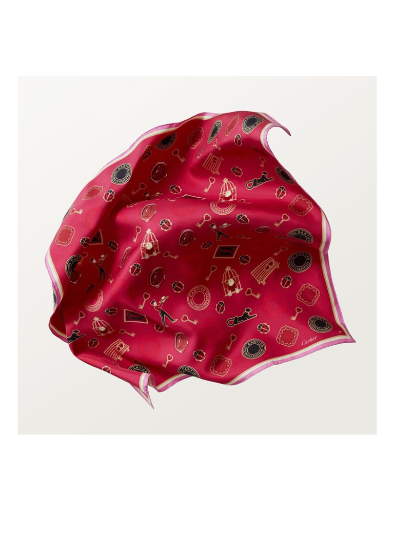 Cartier Diabolo de Cartier silkkihuivi 90 x 90 cm CROS000083