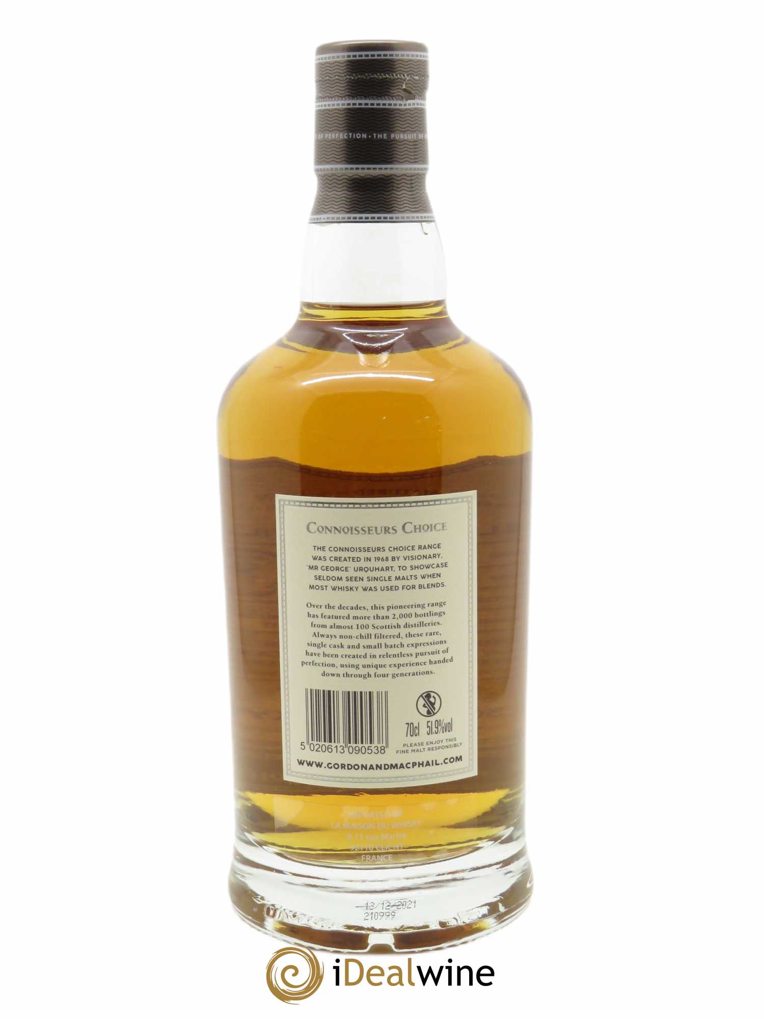 Whisky Highland Park 32 ans Gordon & Macphail  1989 - Lot de 1 Bouteille