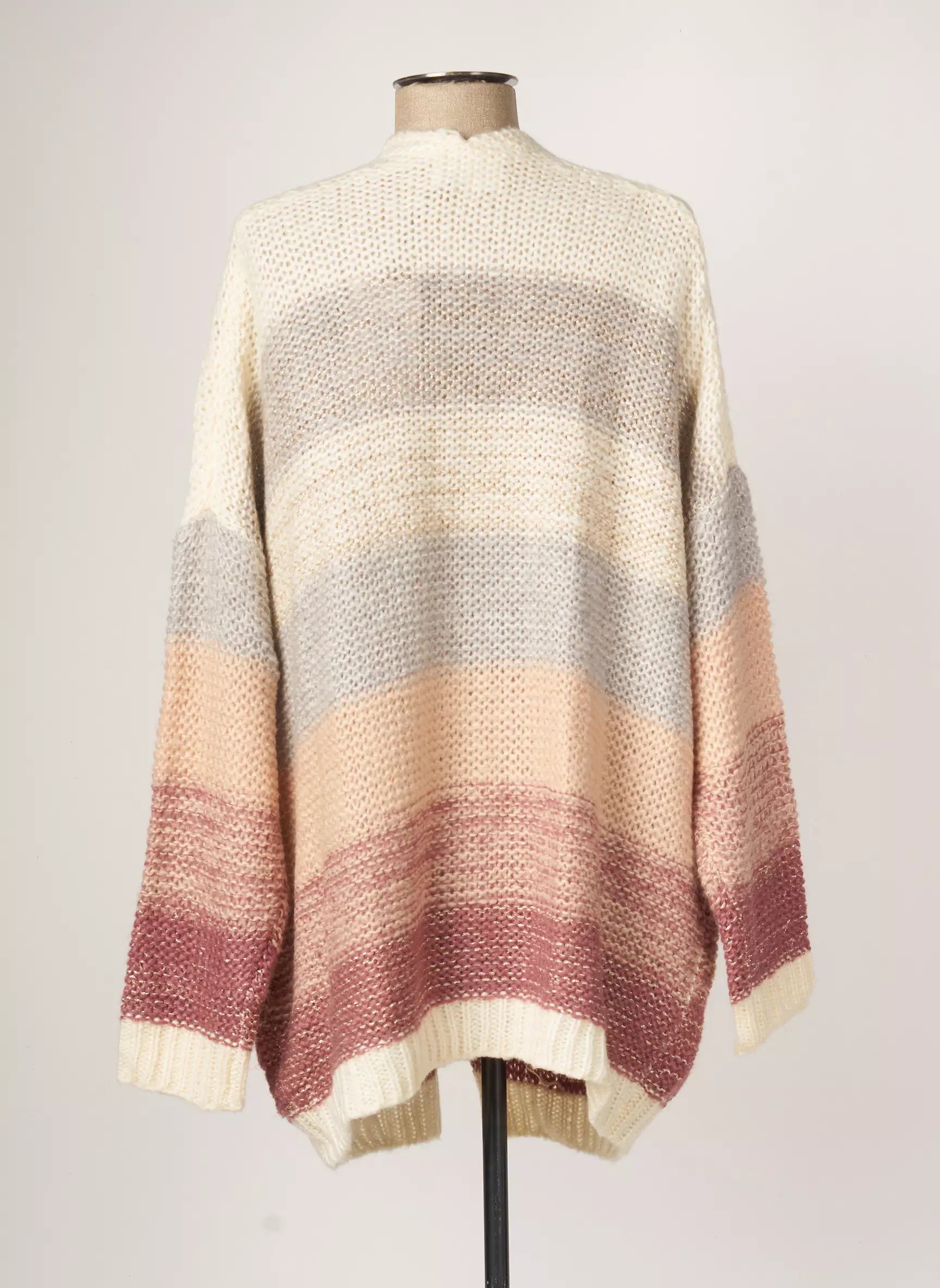 School Rag Cardigans Femme couleur beige