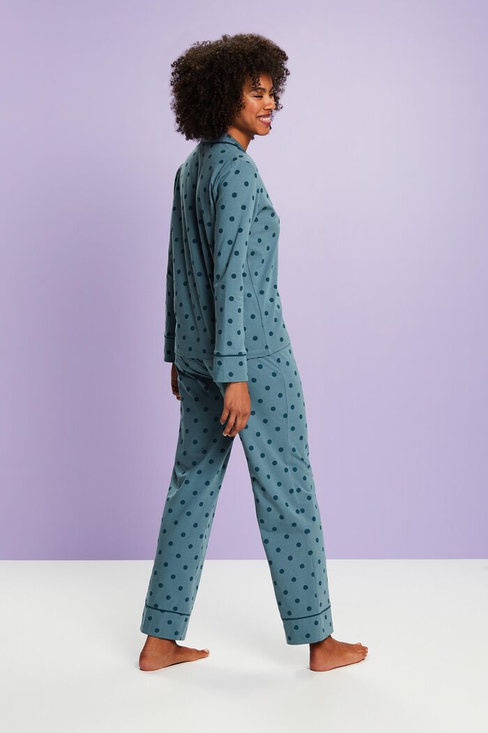 Langes Pyjama-Set aus Jersey