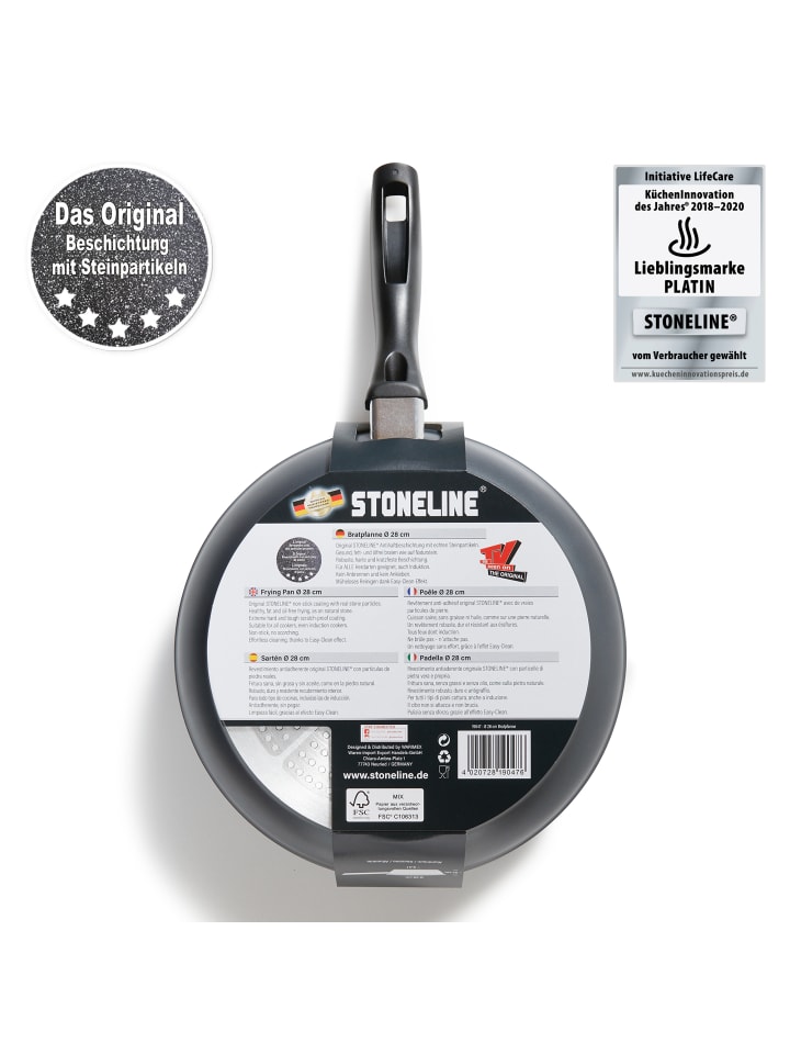 Stoneline Bratpfanne | ohne Deckel in Anthrazit | 28cm günstig kaufen Ø 28 cm