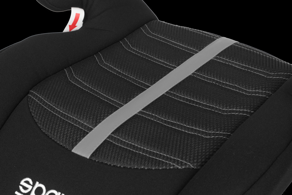 Sitzerhöhung Sparco, Gruppe 3, schwarz - ATU