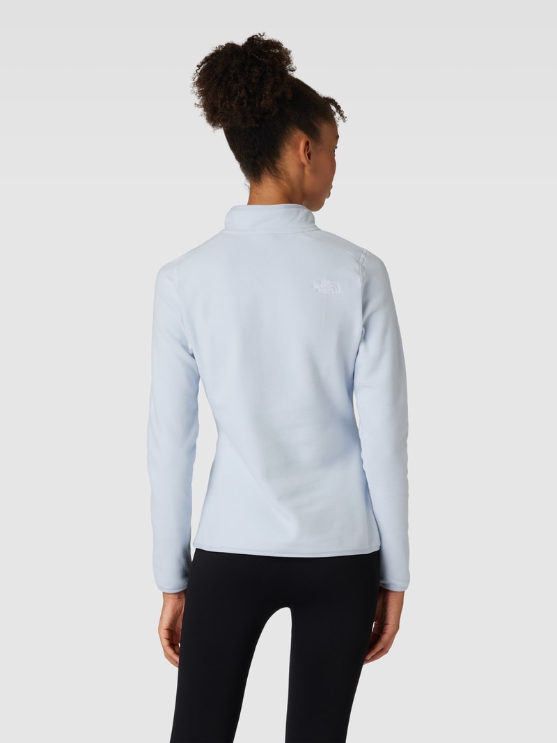 Sweatshirt mit Label-Stitching Modell 'DUSTY' in hellblau