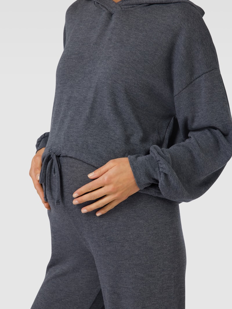 Umstands-Sweatshirt mit Kapuze Modell 'CASSIE' in anthrazit