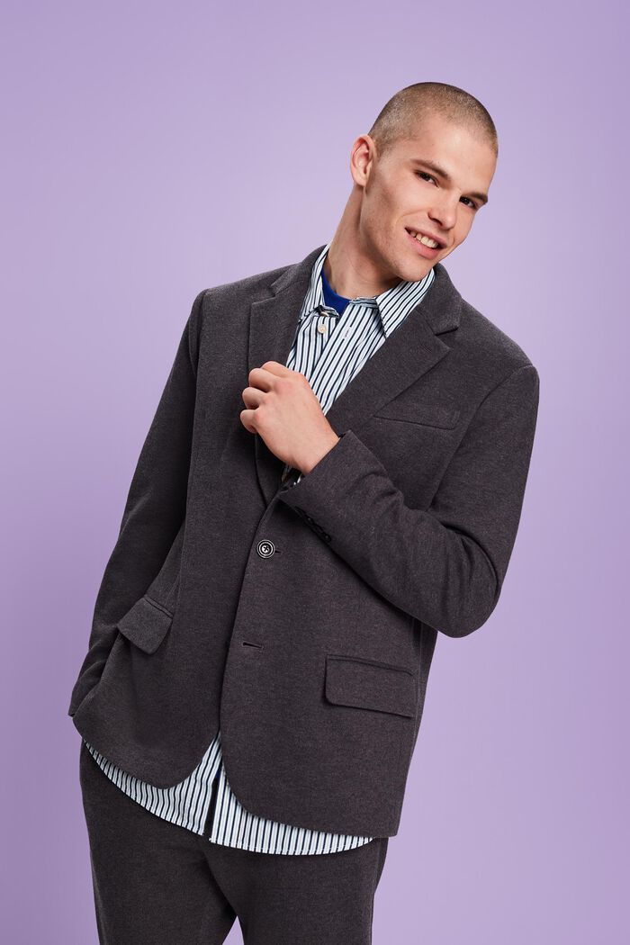 Blazer aus Baumwollmix