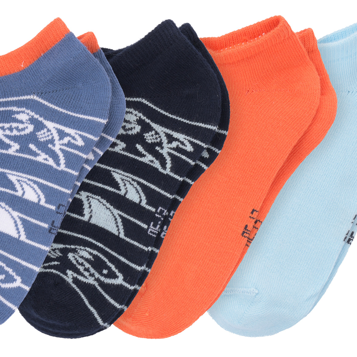 4 Paar Jungen Sneaker-Socken im Set