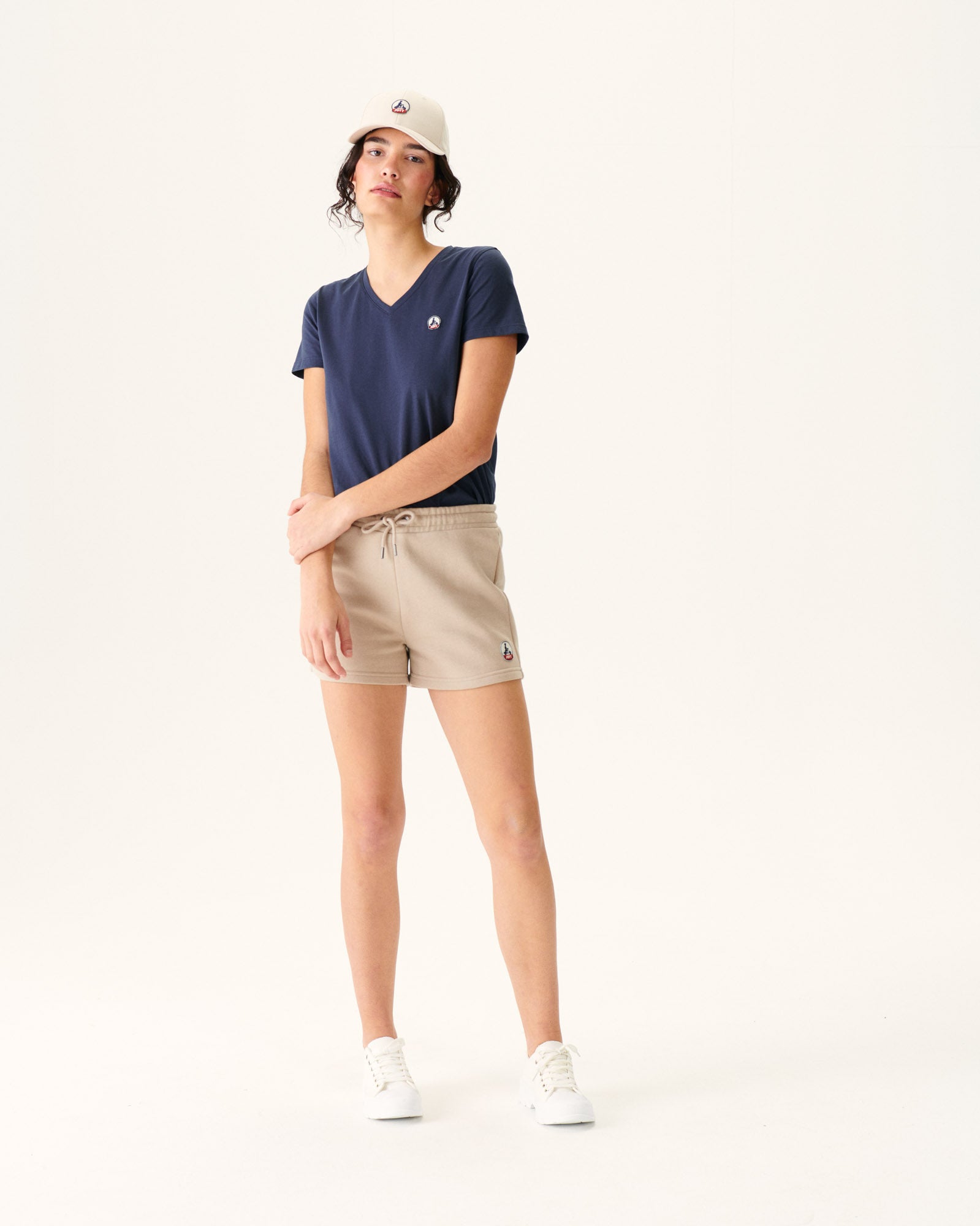 Short en coton biologique Beige Barcelona