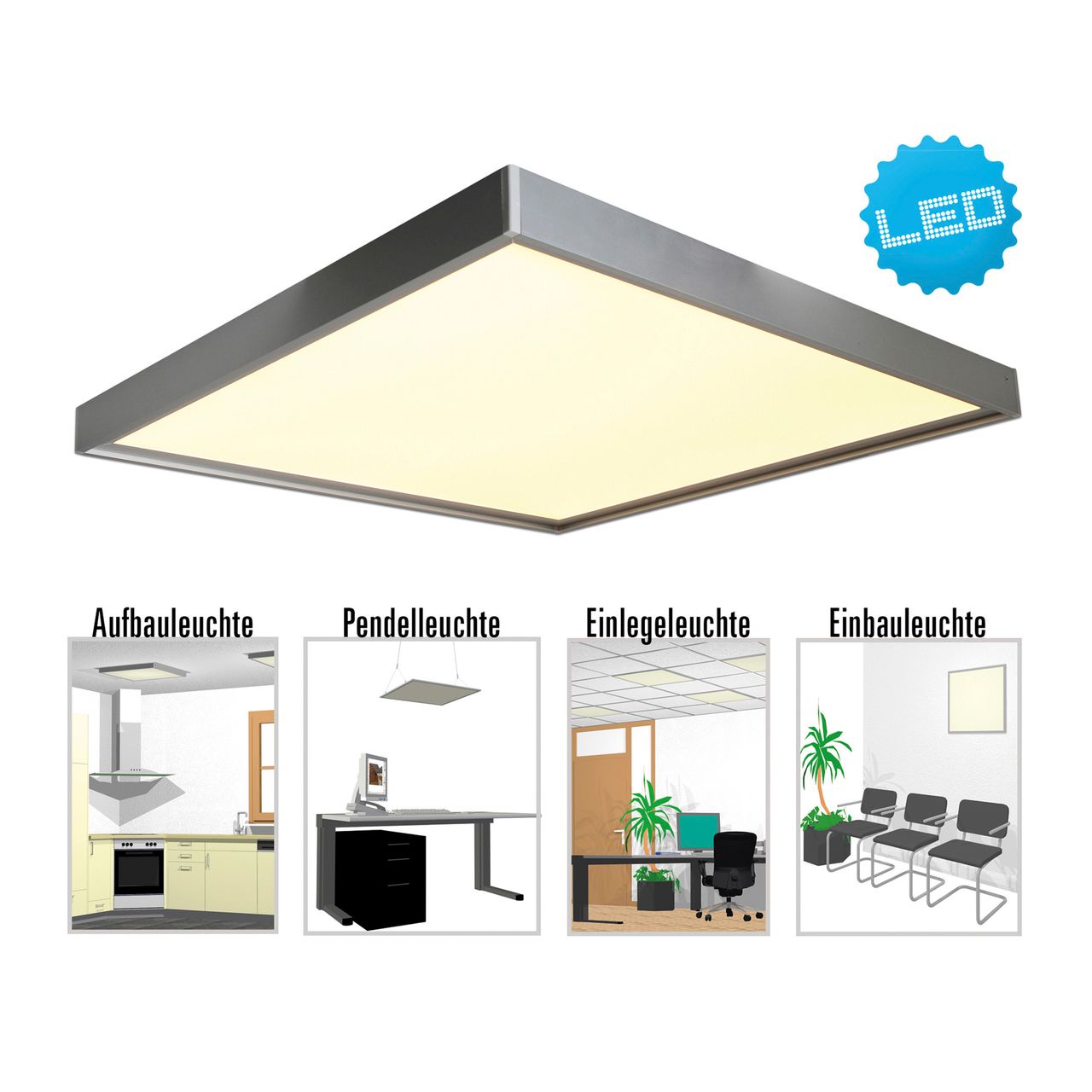 Näve Leuchten LED Panel zum Ein-/Aufbau 