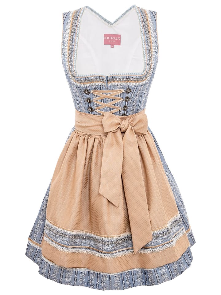 KRÜGER Mini Dirndl EIKE in hellblau günstig kaufen
