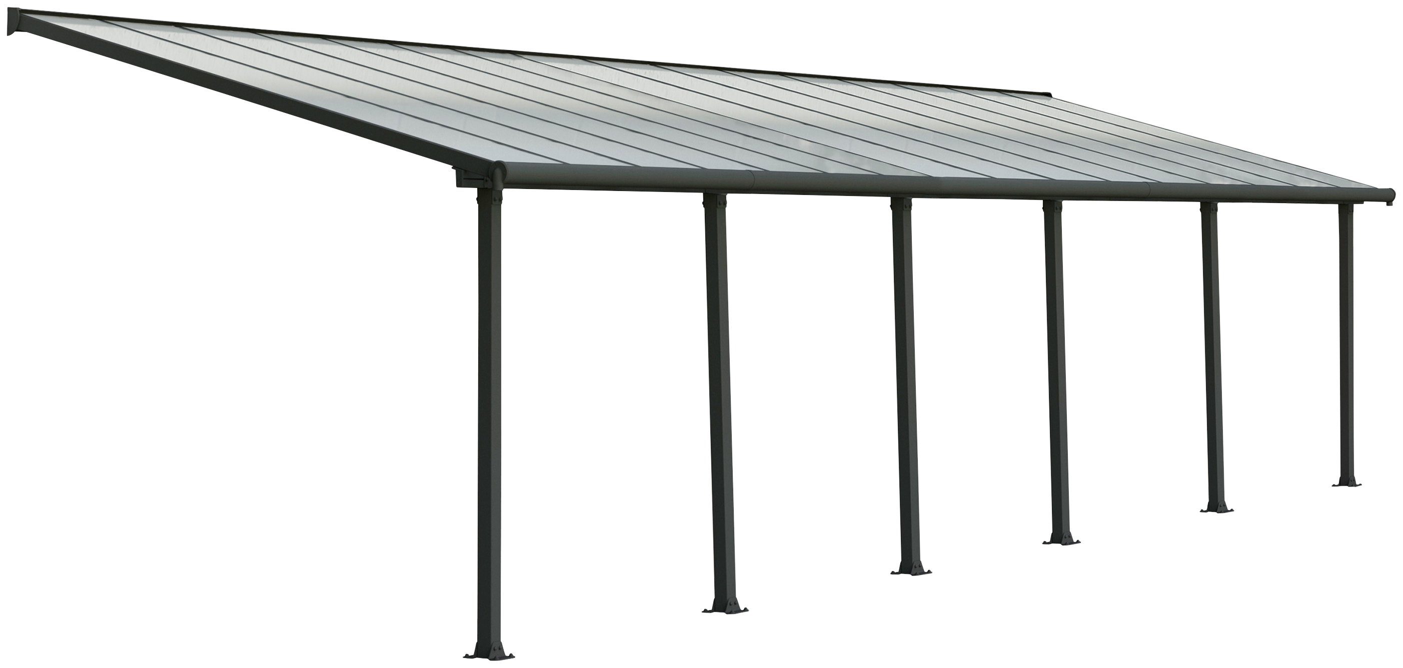 Palram - Canopia Terrassendach Olympia 3x9.71, BxT: 980x295 cm, Bedachung Doppelstegplatten, BxT: 980x295 cm