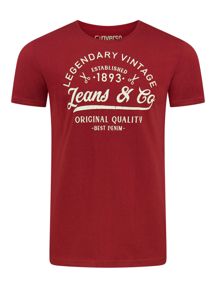 riverso  T-Shirt RIVLeon in Rot günstig kaufen