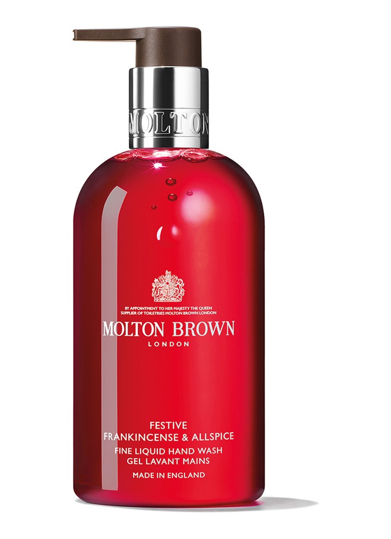 Săpun lichid de mâini Molton Brown cu tămâie festivă și ienibahar - Ediție limitată