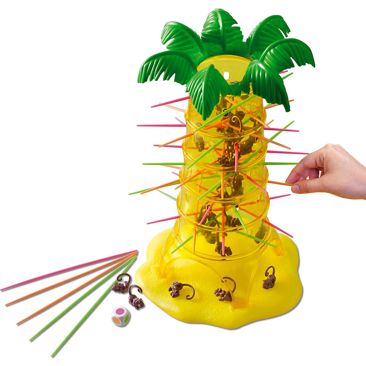 Mattel Games S.O.S. Affenalarm, Kinderspiel, Familienspiel