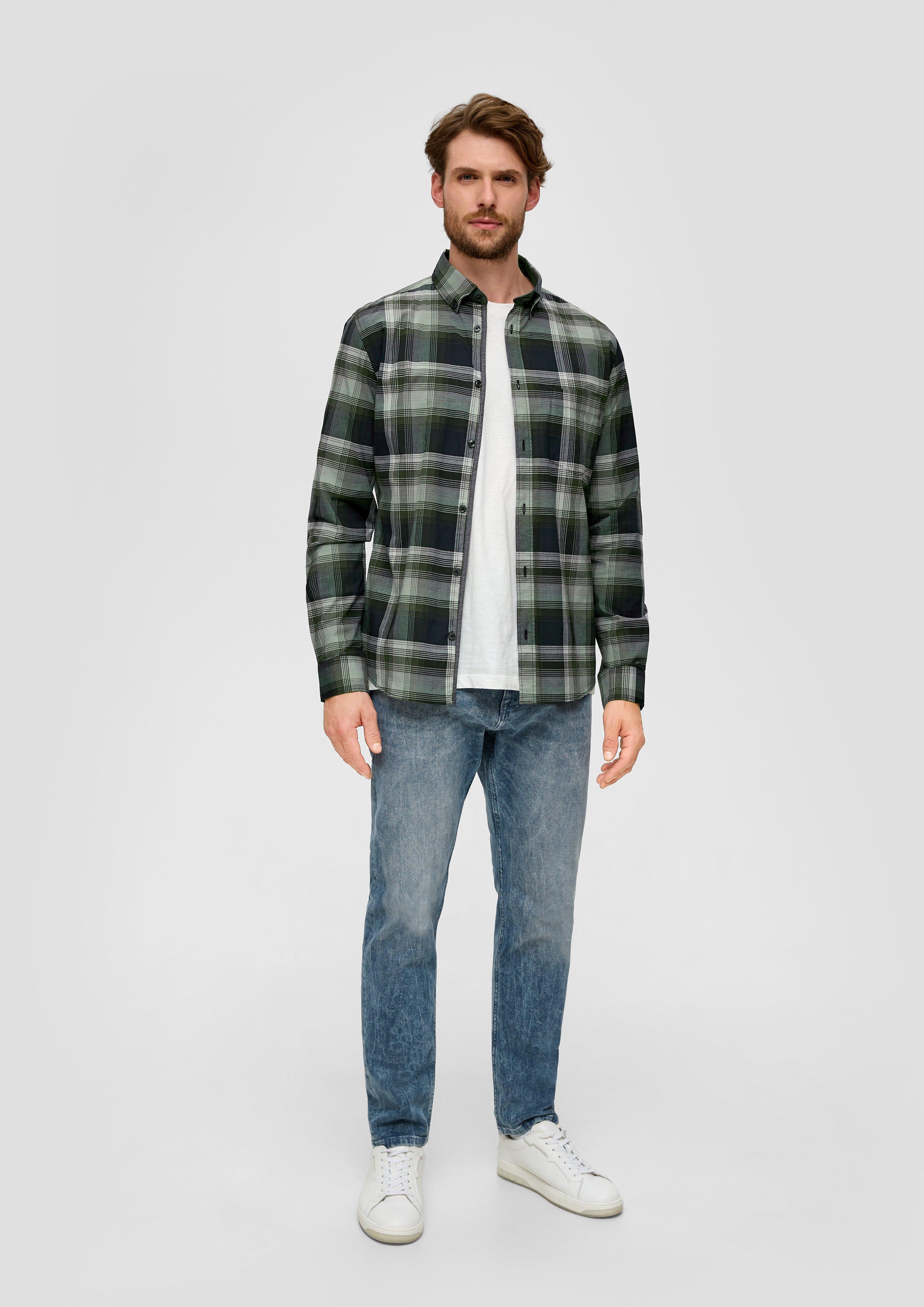 Slim: Hemd aus Baumwollstretch  2137932-79N1