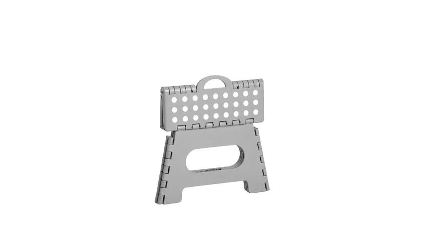 zeller Klapphocker grau