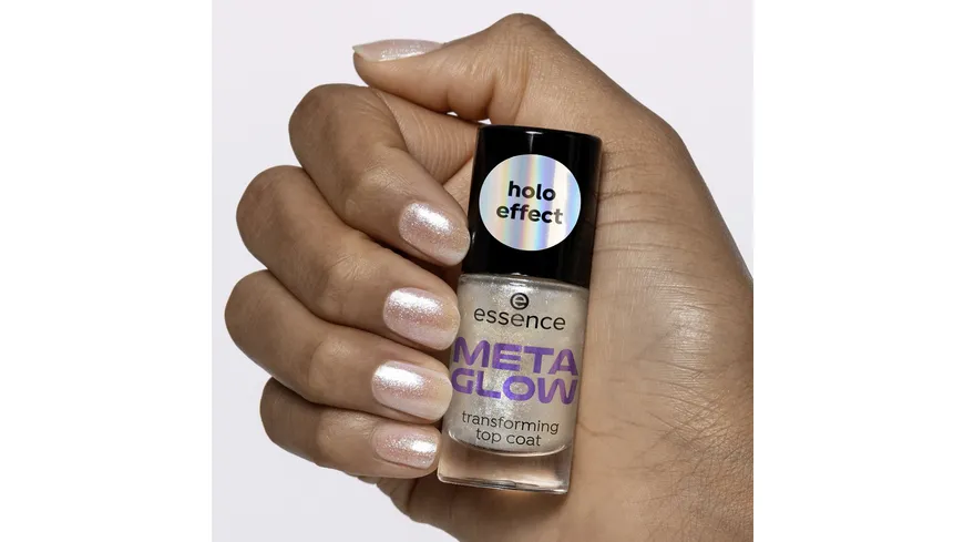 essence Top Coat Meta Glow Transforming 8 ml
