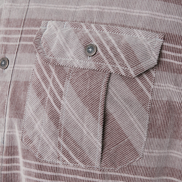 COVERT CORD ORGANIC COTTON STRIPE L/S Herren - Outdoor Hemd