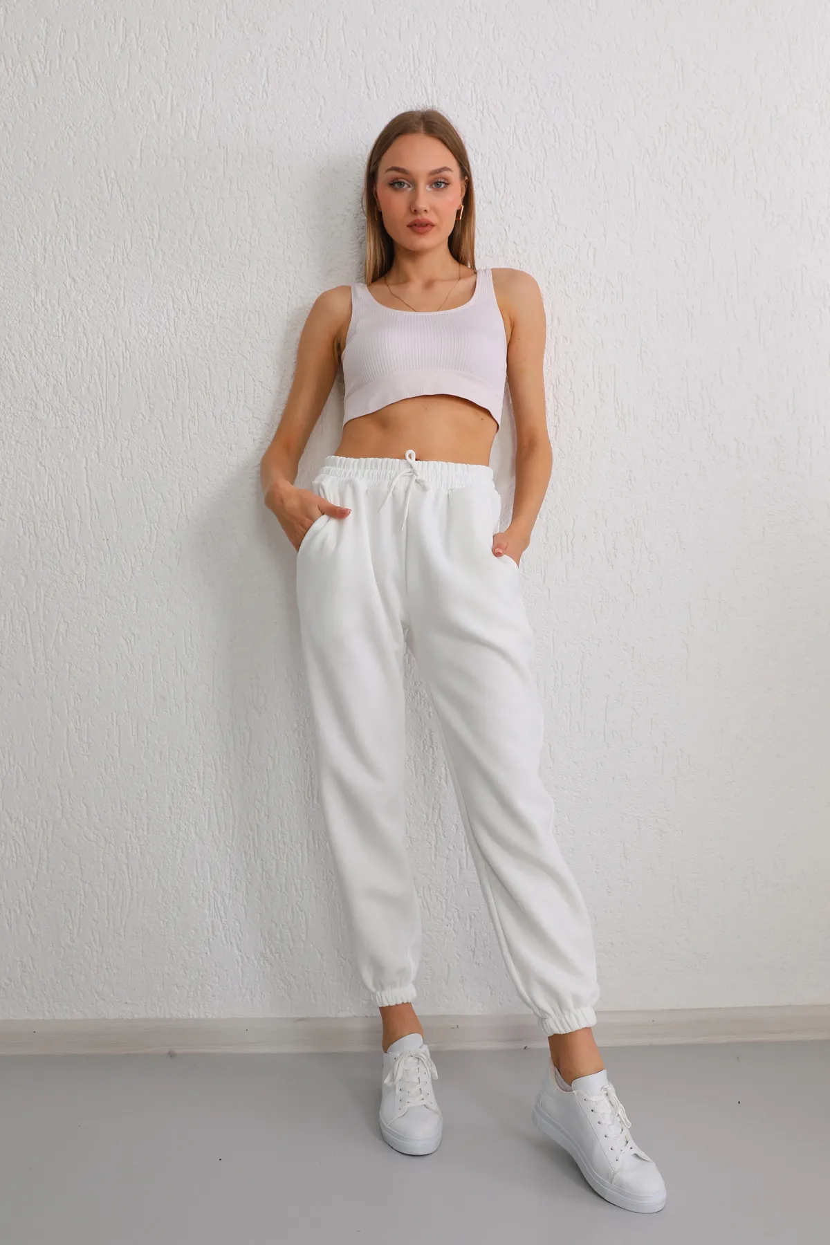 BİKELİFE  Jogginghose - Weiß - Jogger