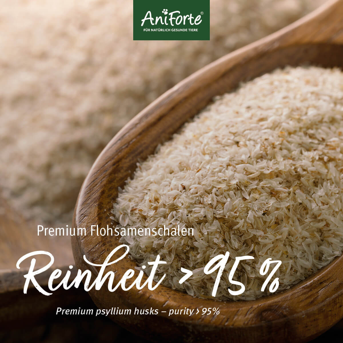 Aniforte Ergänzungsfutter & Aufzucht Aniforte Flohsamenschalen 1kg
