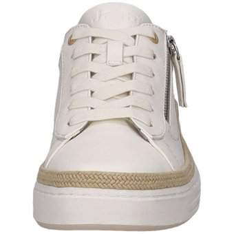 Jana Sneaker Schnürer in weiß