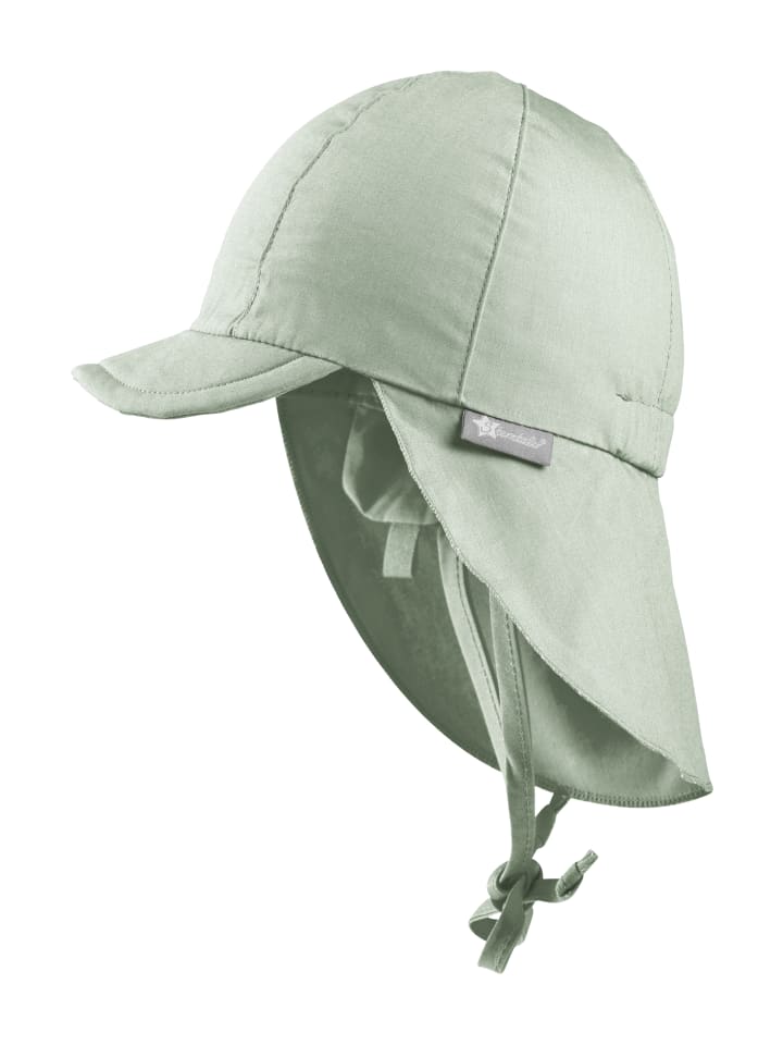Sterntaler Schirmmütze mit Nackenschutz in hellgrün günstig kaufen